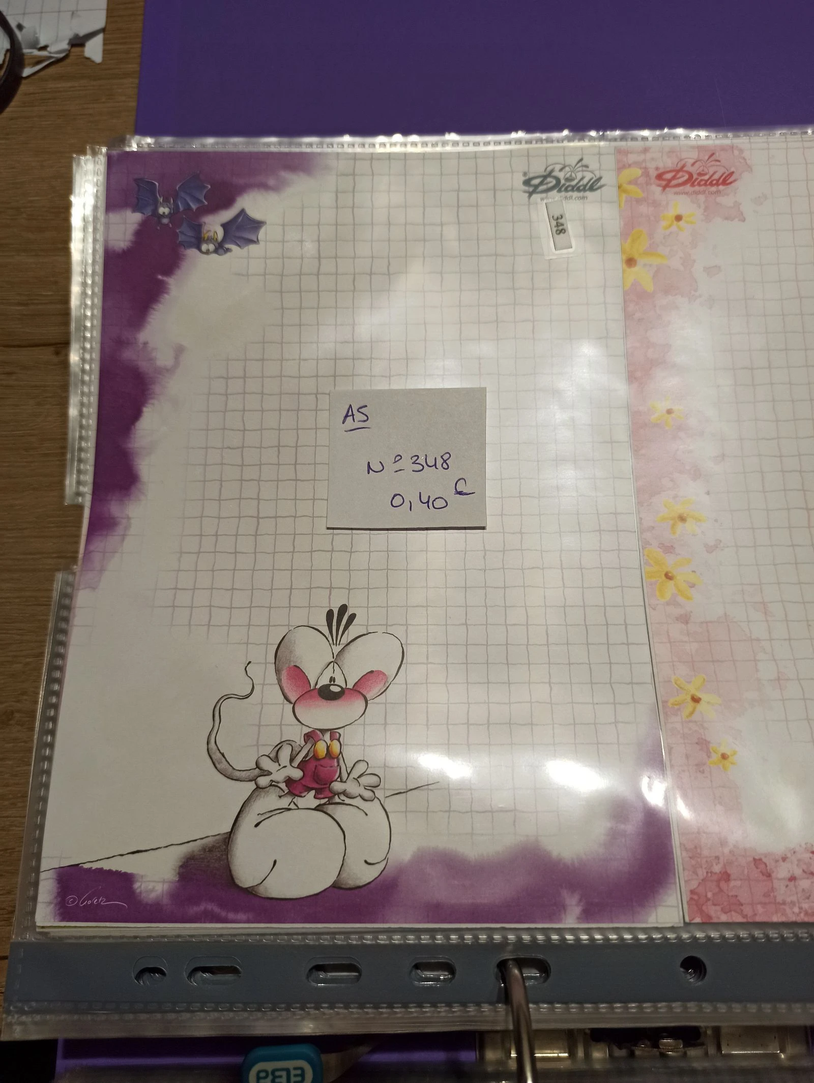 Feuille Diddl A5 348 0,40e 